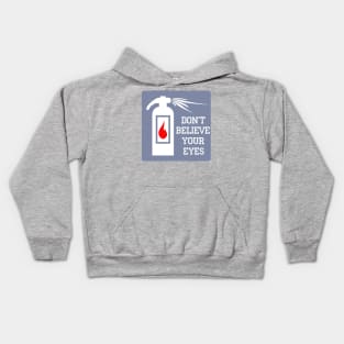 Fiery extinguisher Kids Hoodie